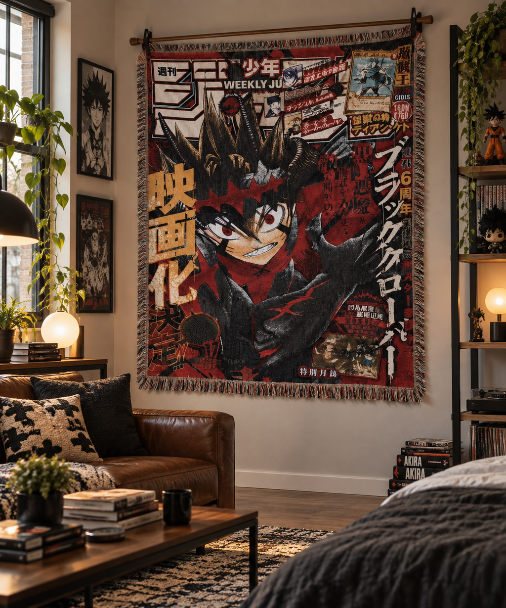 Black Clover Inspired Tapestry