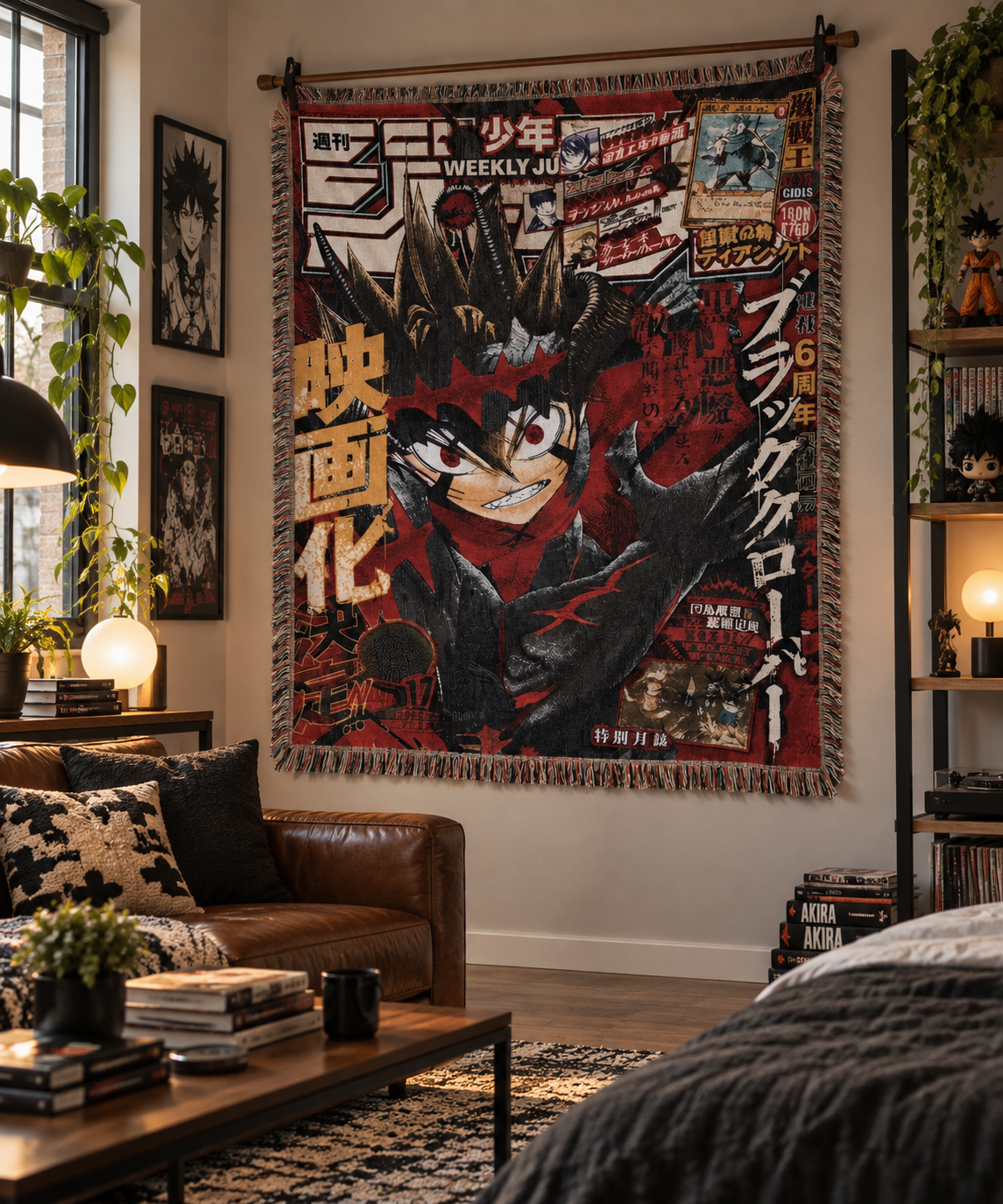 Black Clover Inspired Tapestry