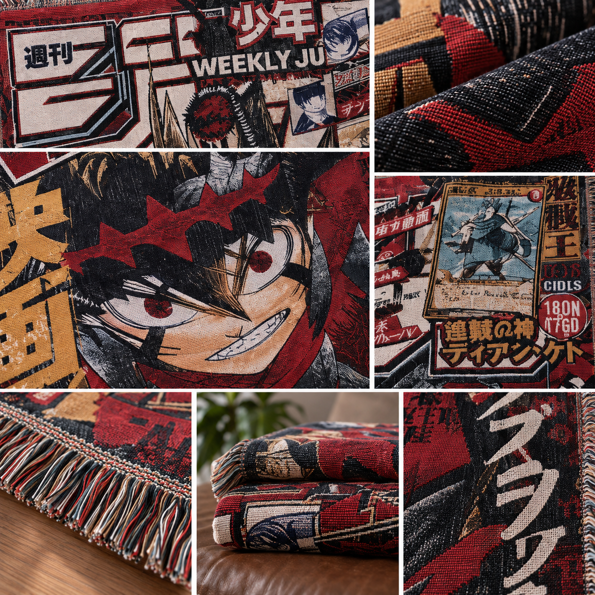 Black Clover Inspired Tapestry