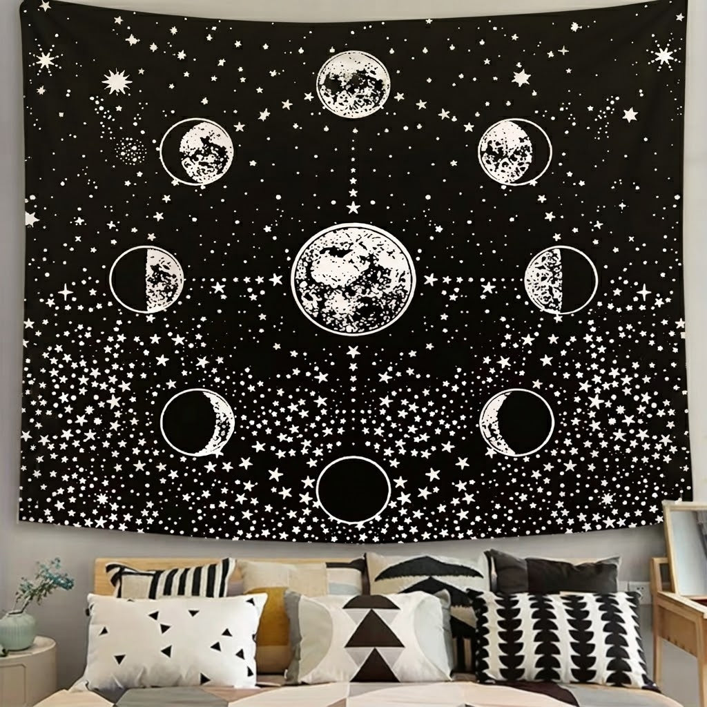 Celestial Moon Tapestry