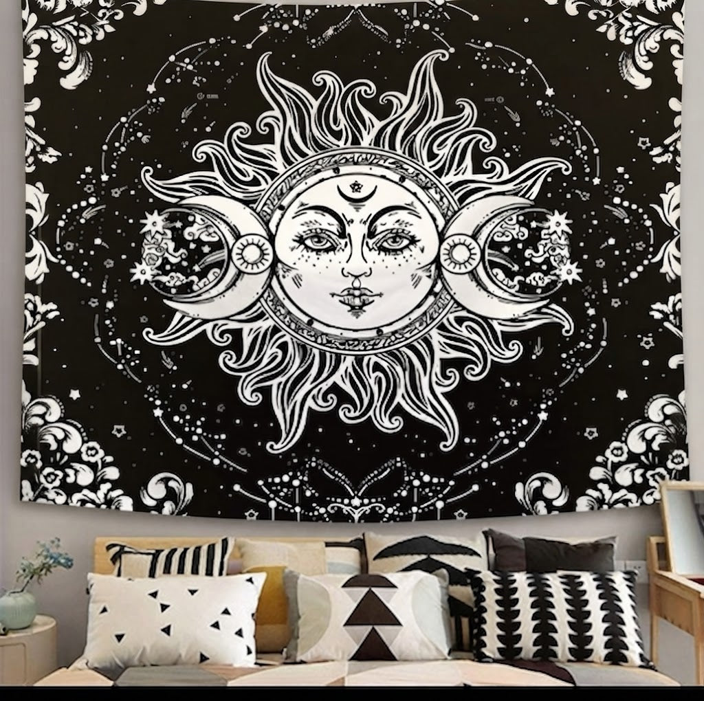 Celestial Sun Tapestry