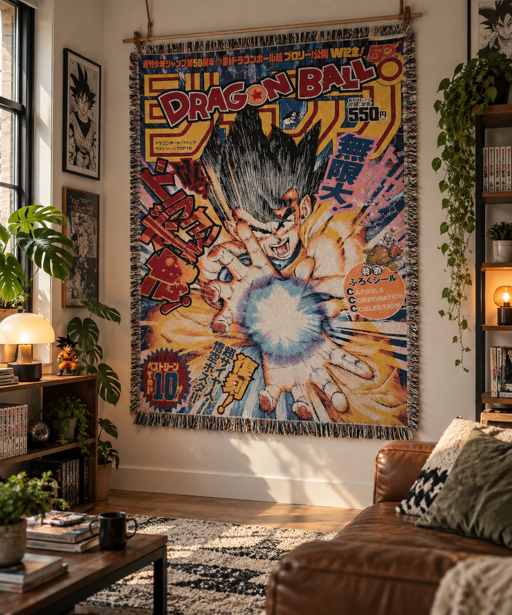 Dragon Ball Z Inspired Tapestry