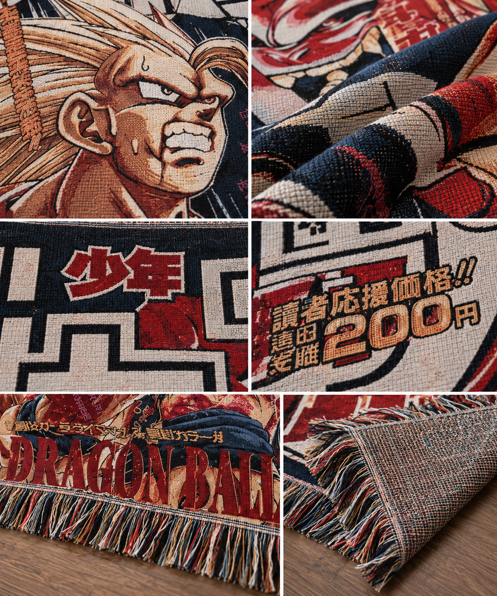 Dragon Ball Z Inspired Tapestry
