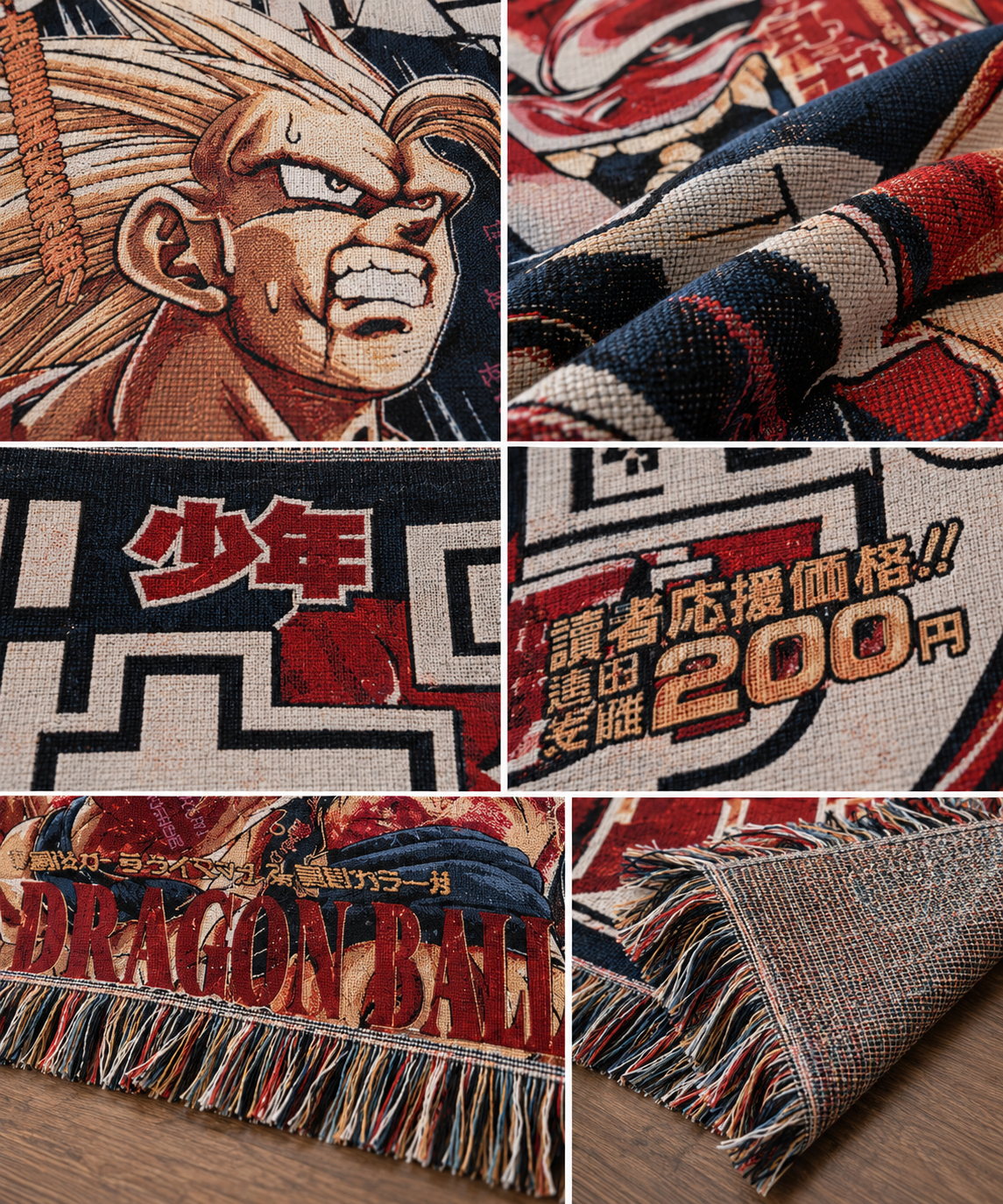 Dragon Ball Z Inspired Tapestry