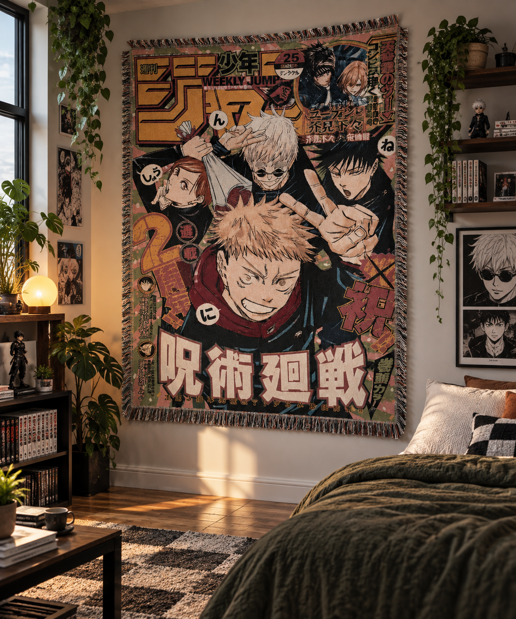 Jujutsu Kaisan Inspired Tapestry