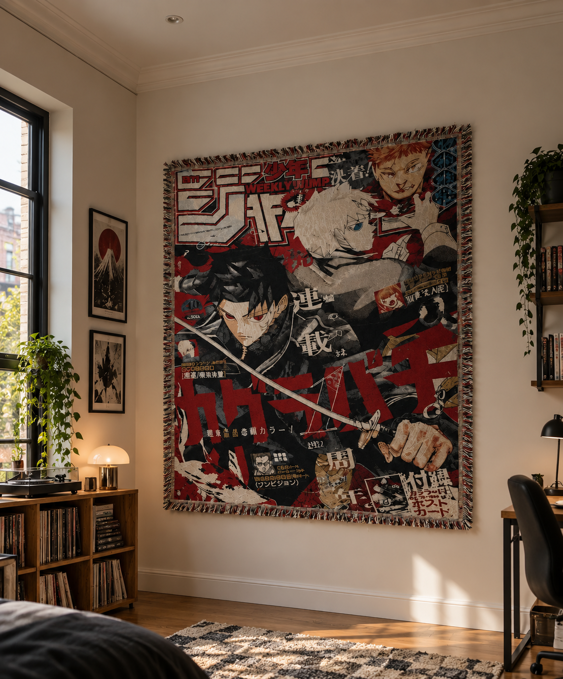 Kagurabachi Inspired Tapestry
