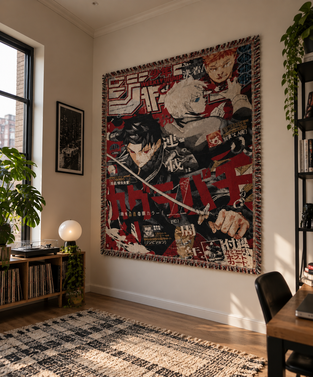 Kagurabachi Inspired Tapestry