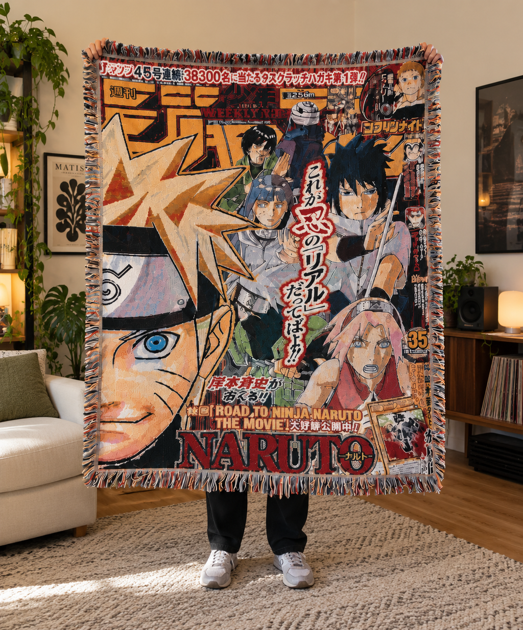 Naruto Inspired Tapestry