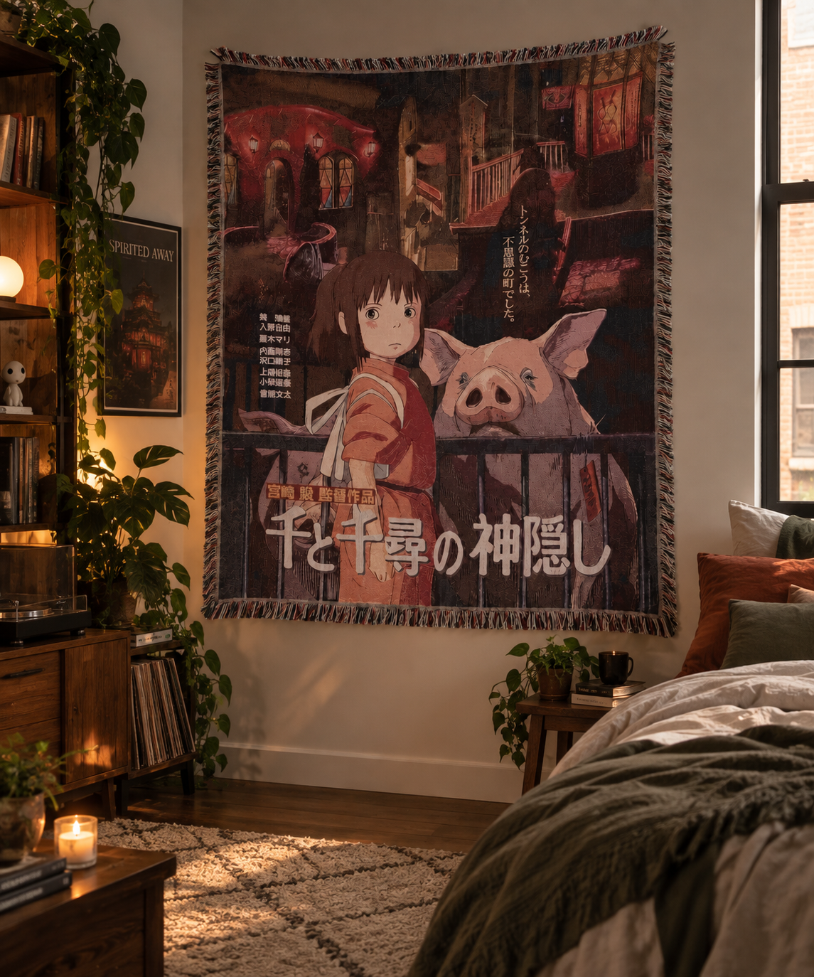 Spirited Away Inspired Tapestry