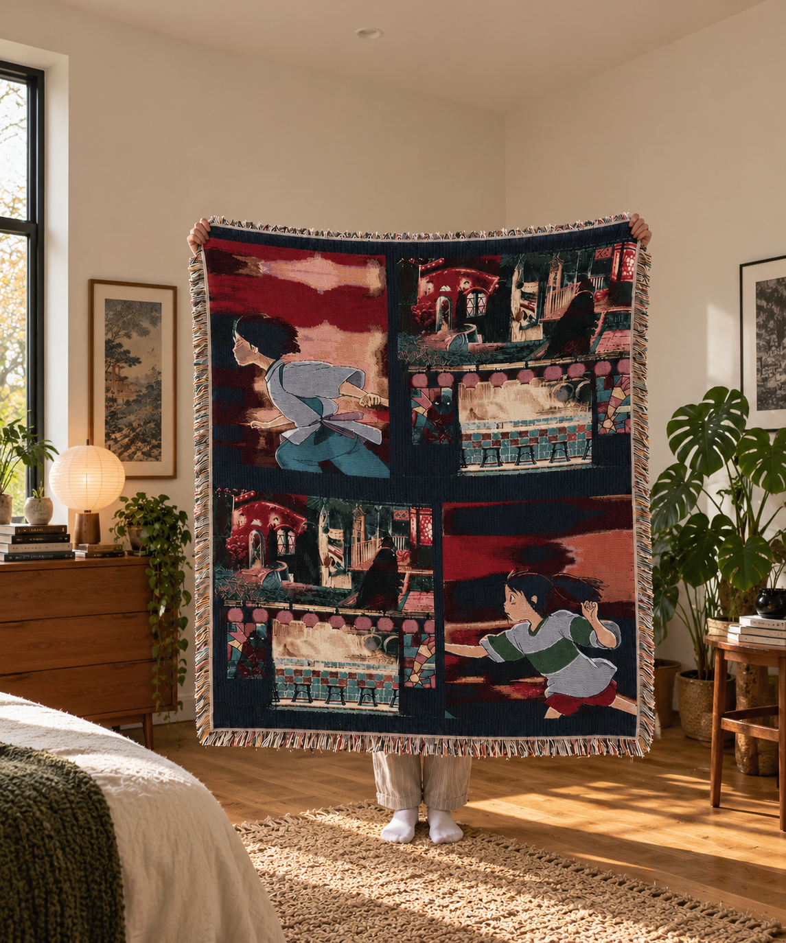 Spirited Away Inspired Tapestry