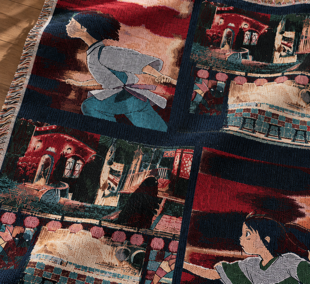 Spirited Away Inspired Tapestry