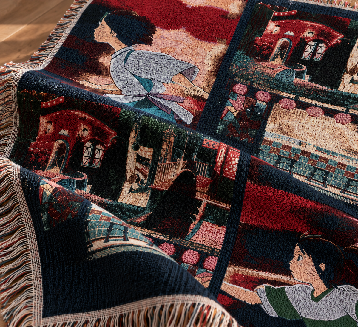 Spirited Away Inspired Tapestry