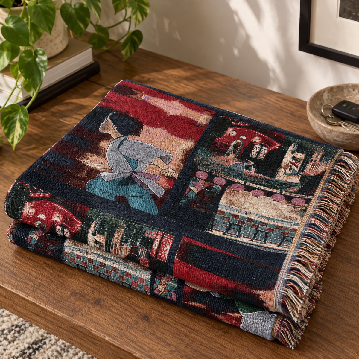 Spirited Away Inspired Tapestry